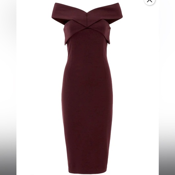 Finders Keepers Dresses & Skirts - Finders Keepers Marsala Be Still Dress Maroon/Burgundy Size XS